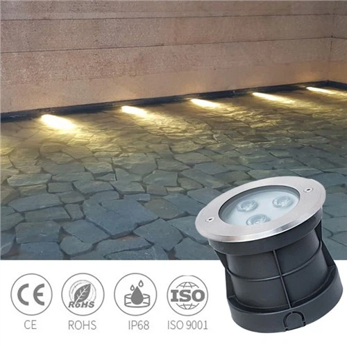 אור Rgb נירוסטה Led תת קרקעי